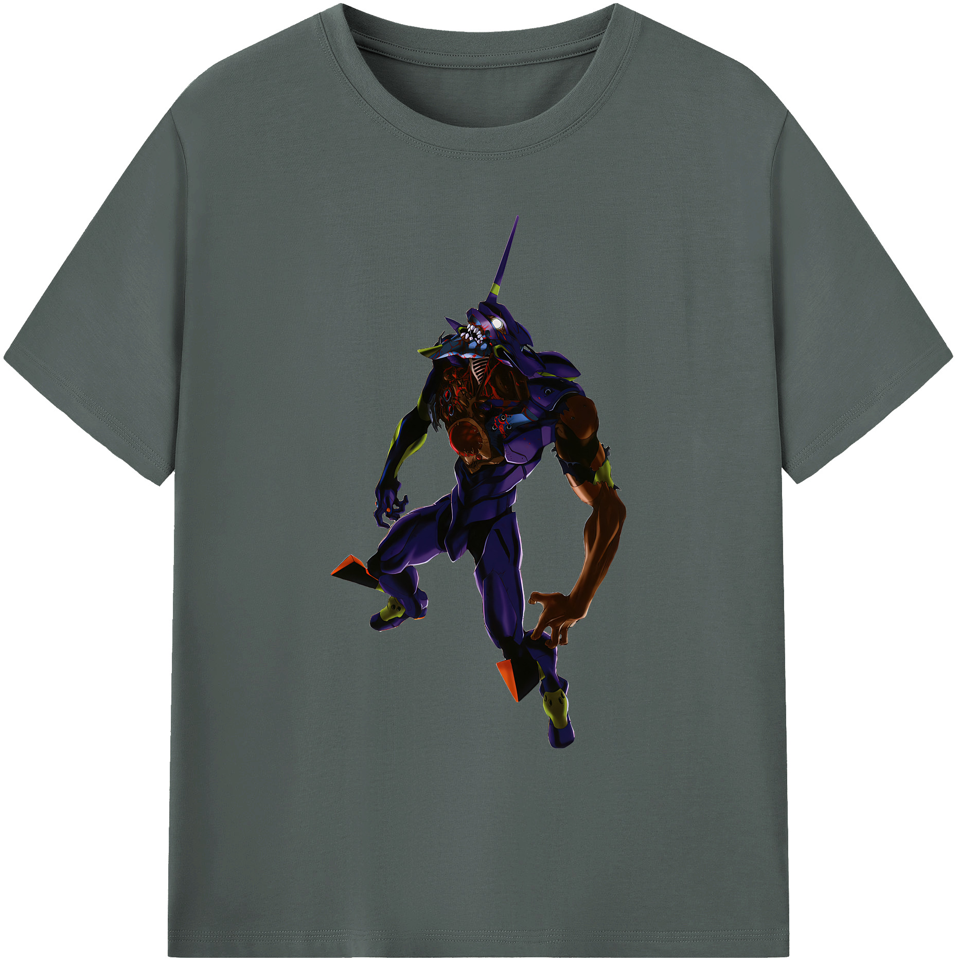 （画像用） EVA 新世紀エヴァンゲリオン 綿100％ メンズ半袖Tシャツ｜肌触りやわらか＆通気性